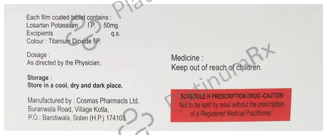 Losalex 50mg Tablet 10s