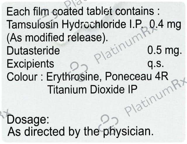 Urinice D 0.4mg/0.5mg Tablet
