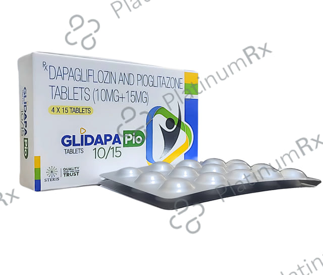 Glidapa Pio 10/15mg Tablet 15s
