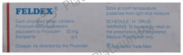 Feldex 20mg Tablet 10s