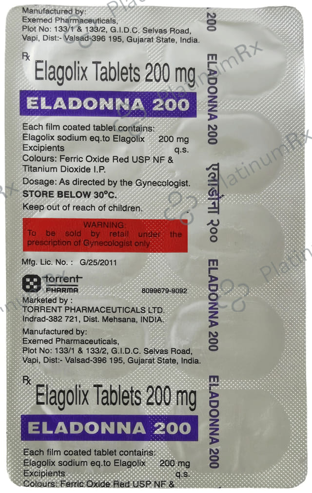 Eladonna 200mg Tablet 10s