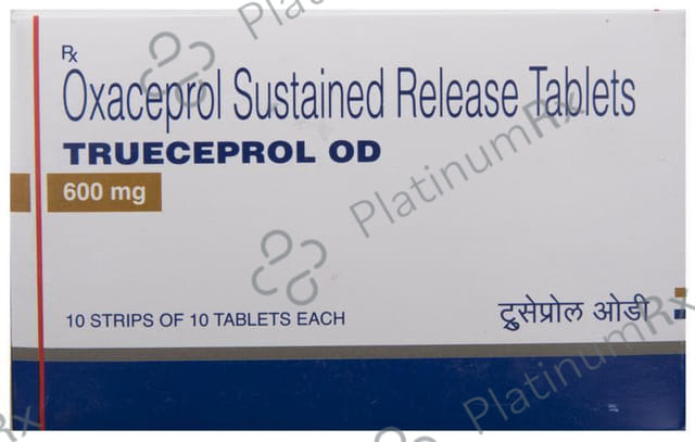 Trueceprol OD 600mg Tablet SR 10s