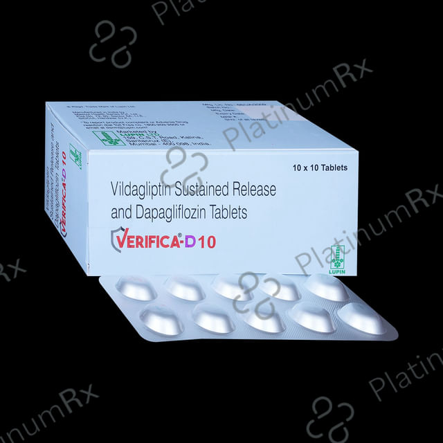 Verifica D 10/100mg Tablet SR 10s