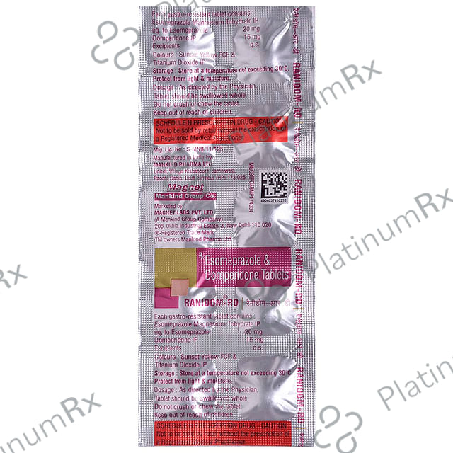 Ranidom RD 15/20mg Tablet 10s