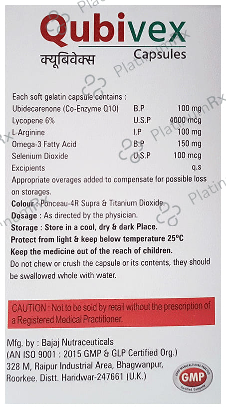 Qubivex Soft Gelatin Capsule