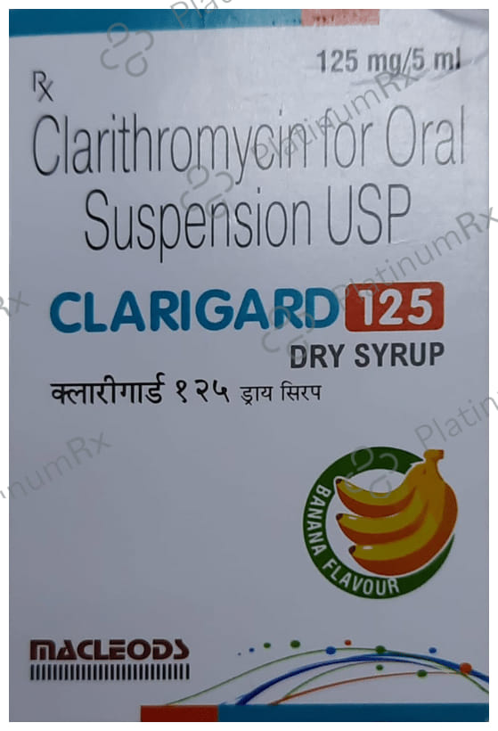 Clarigard 125mg Dry Syrup Banana 30ml