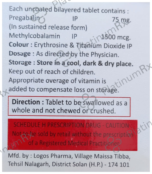 Binerve 1500mg Tablet SR 10s