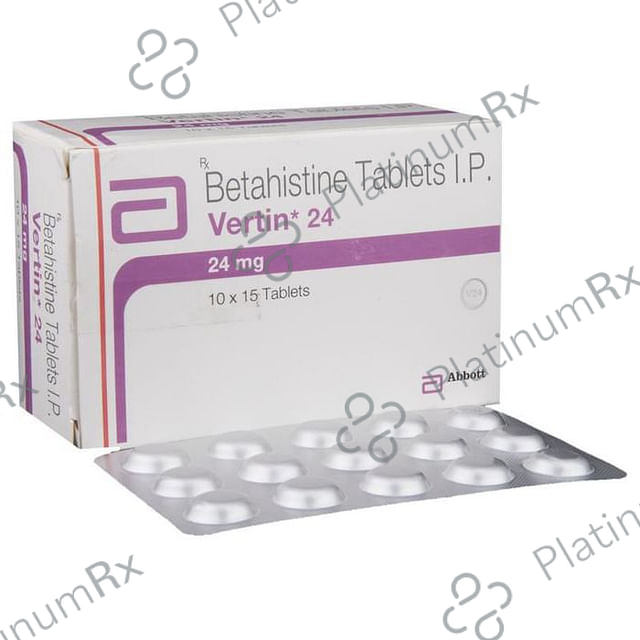 Vertin 24mg Tablet 15s