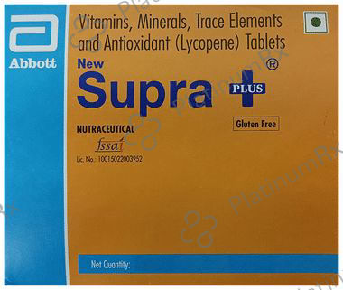 New Supra Plus Gluten Free Tablet 15s