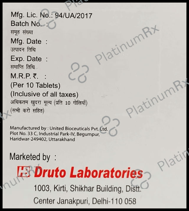 Tenbex M 1000mg/20mg Tablet