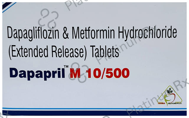 Dapapril M 10/500mg Tablet ER 10s