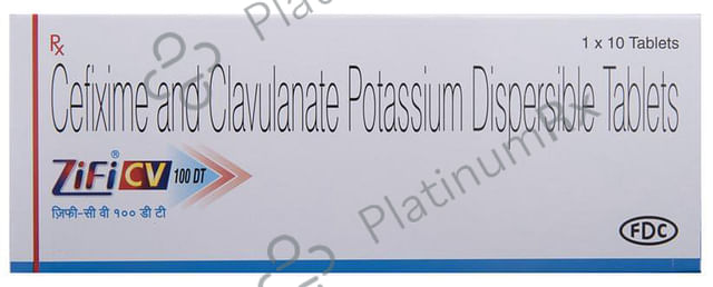 Zifi CV 100 DT 100/62.5mg Tablet 10s