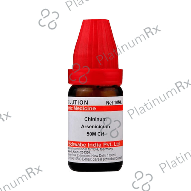 Dr Willmar Schwabe India Chininum Arsenicicum Dilution 50M CH