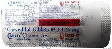 Carzec 3.125mg Tablet 10s