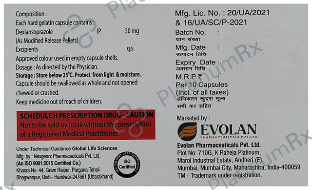 Dxlasmart 30 Capsule MR 10s