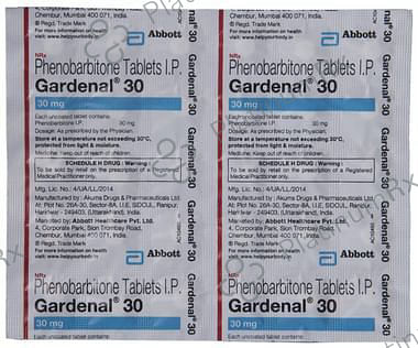 Gardenal 30mg Tablet 30s