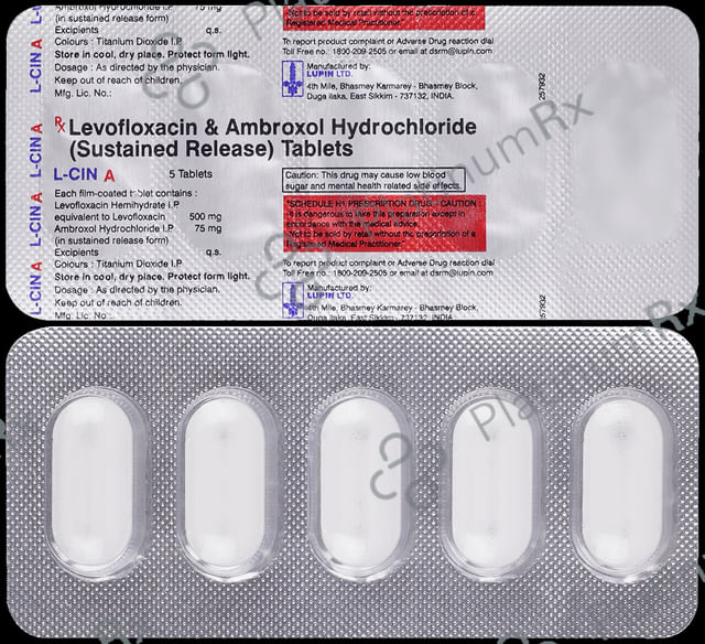 L Cin A 75/500mg Tablet 5s