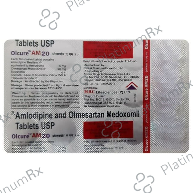 Olcure AM 20/5mg Tablet 10s
