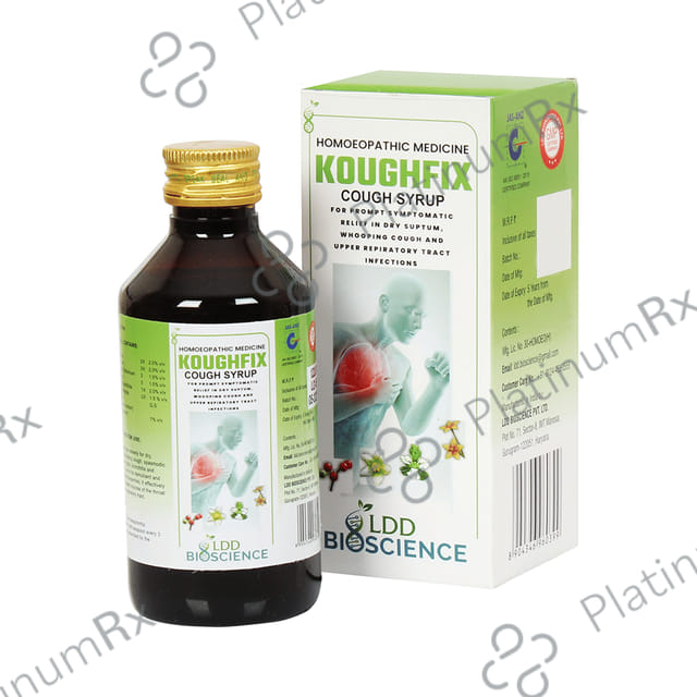 LDD Bioscience Koughfix Cough Syrup 180 ml