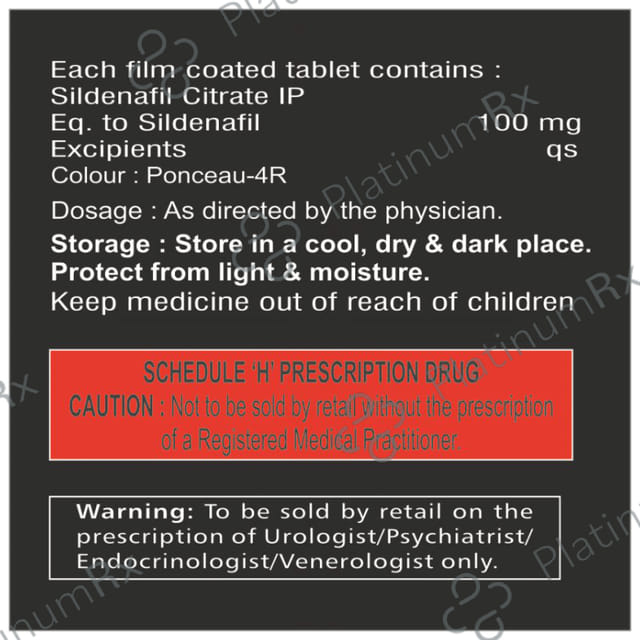 Vilgra 100mg Tablet 4s