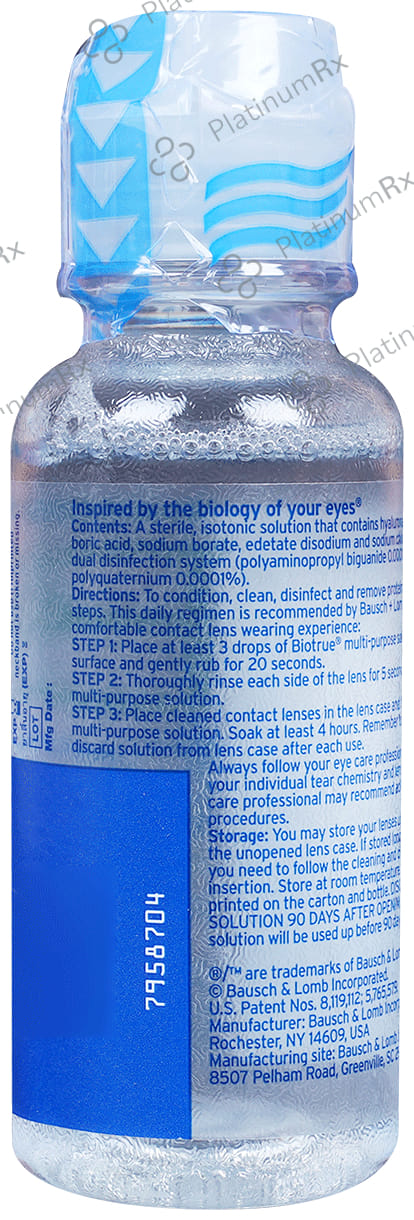 Bio True Multi Purpose Lens Solution 60ml