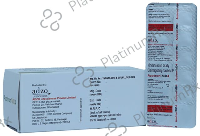 Azotron MD 4mg Tablet 10s