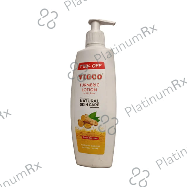 Vicco Turmeric Lotion in Oil Base