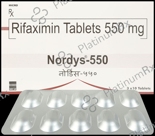 Nordys 550mg Tablet 10s