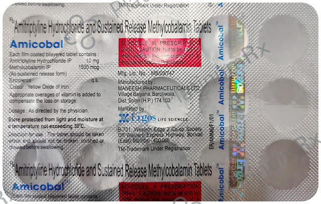 Amicobal 10mg/1500mcg Tablet 15s