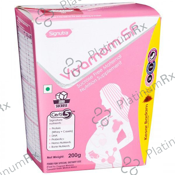 Vivamom SF Kesar Badam Flavour Powder 200gm