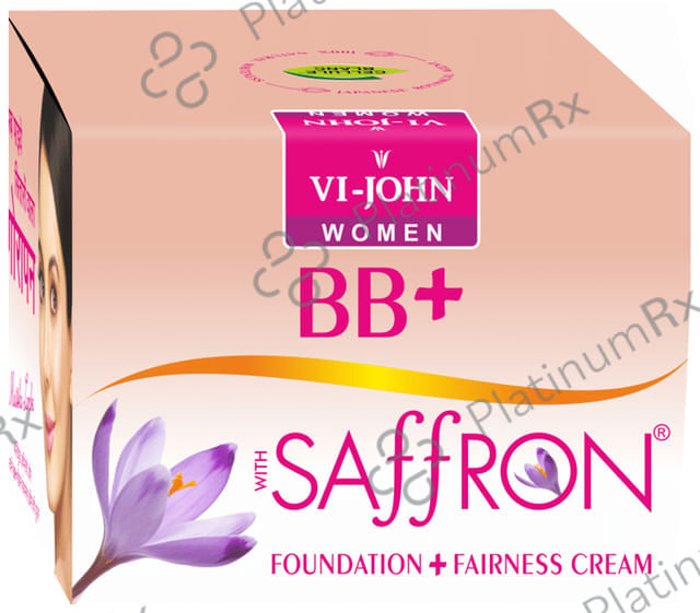 Vi-John Women BB+ Foundation+Fairness Cream with Saffron