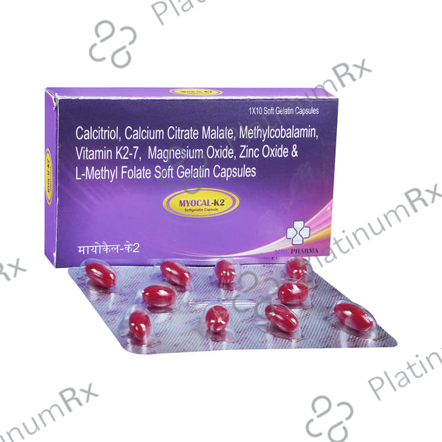 Myocal-K2 Soft Gelatin Capsule