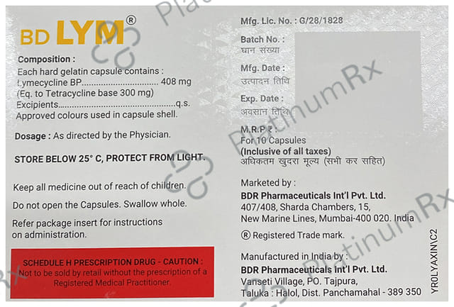 BD Lym 408mg Capsule