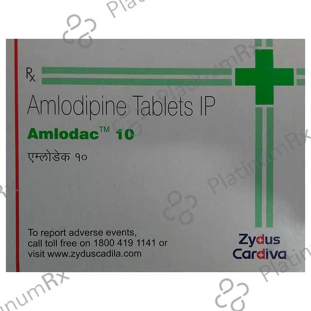 Amlodac 10mg Tablet 30s