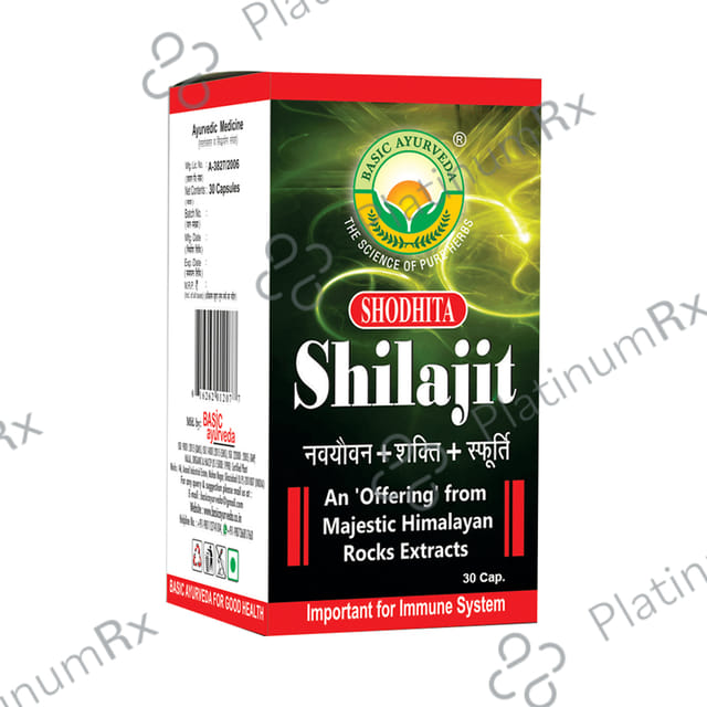 Basic Ayurveda Shodhita Shilajit Capsule