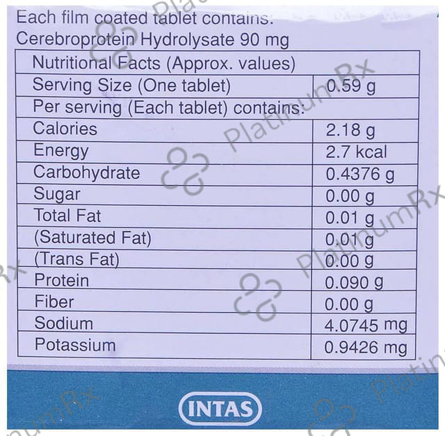 Cerevate 90mg Tablet 10s