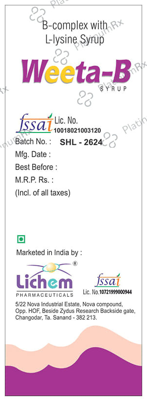 Weeta-B Syrup 100 ml