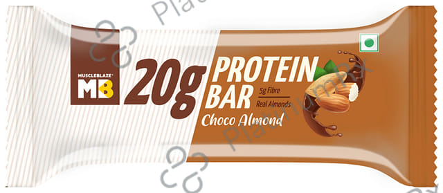 MuscleBlaze 20gm Protein - Flavour Bar Choco Almond