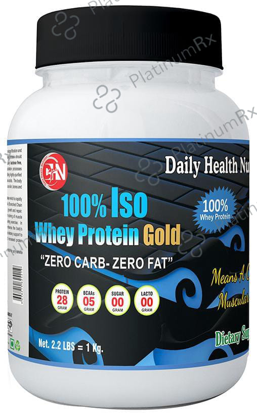 Daily Health Nutrition 100% Iso Whey Protein Gold 1 kg