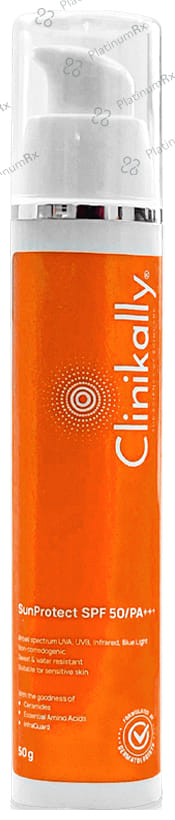 Clinikally SunProtect SPF 50/PA+++ Cream 50gm