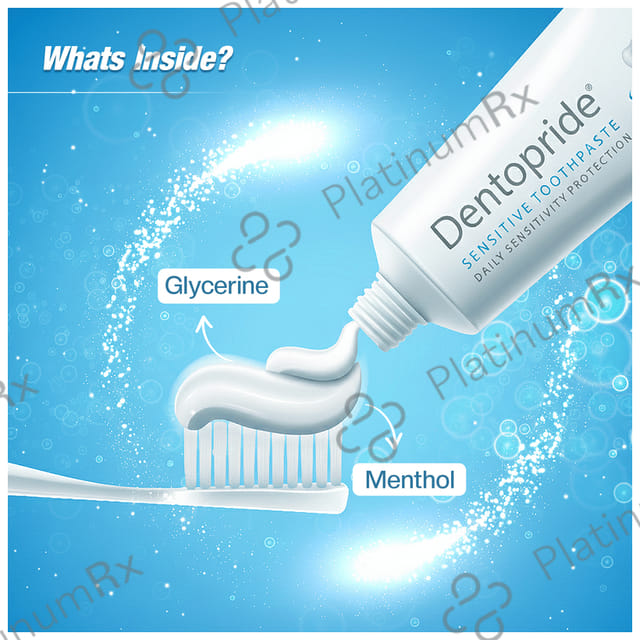 Dentopride Sensitive Toothpaste (100gm Each) 2 Tube