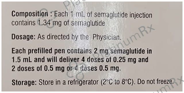 Semanat 0.25mg/0.5mg Prefilled Pen Injection (6 Disposable Needles)