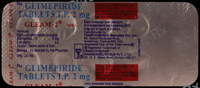 Gleam 2mg Tablet 10s
