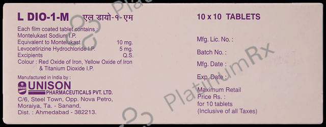 Ldio 1 M 5mg/10mg Tablet