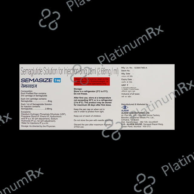 Semasize 0.25/0.5mg Pen Injection 3ml