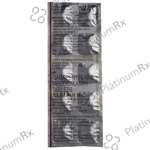 Gabapin ME Tablet 10 Tablet