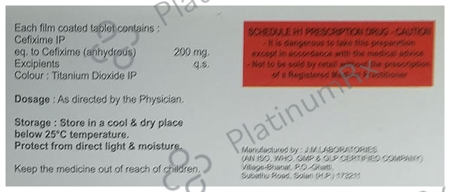 Ceficount 200 Tablet