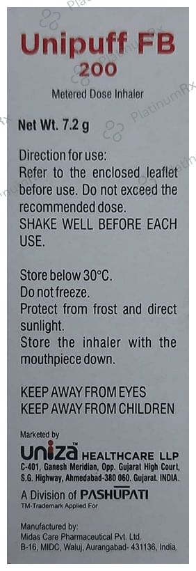 Unipuff FB 200 Inhaler