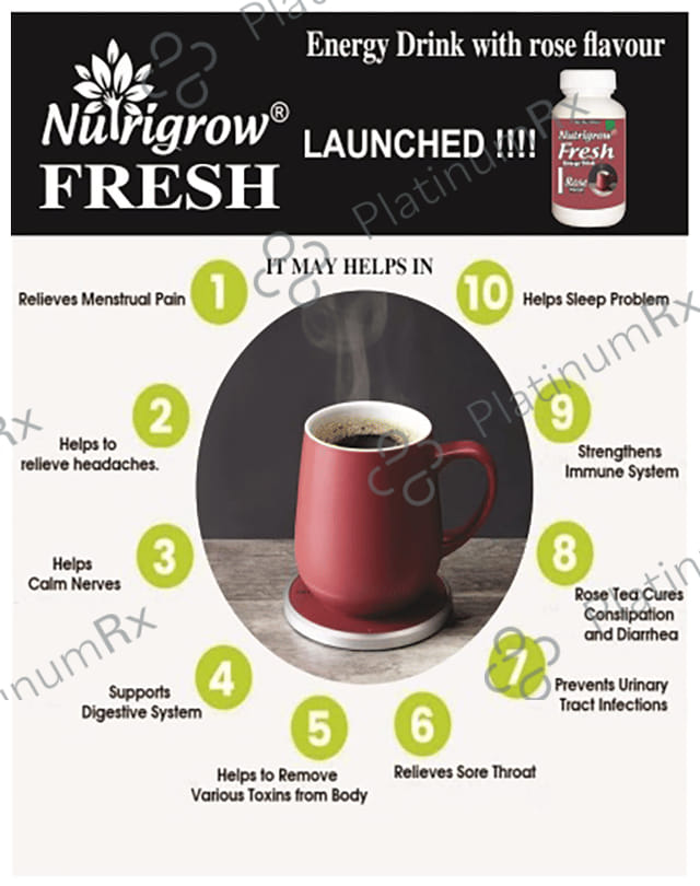 Nutrigrow Fresh Energy Drink Rose