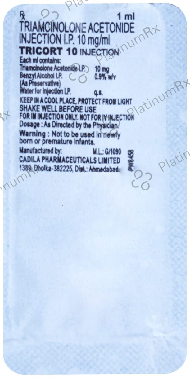 Tricort 10mg Injection 1ml